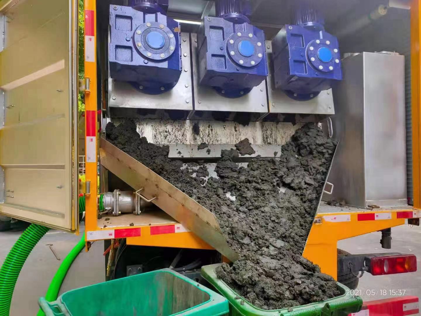 普定化粪池清掏城市维护站-泥浆净化干湿分离处理